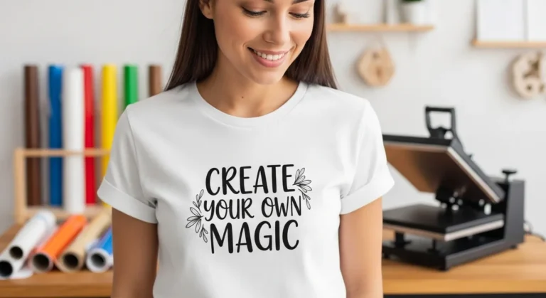 The girl in the T-shirt. SVG bundles for t-shirts