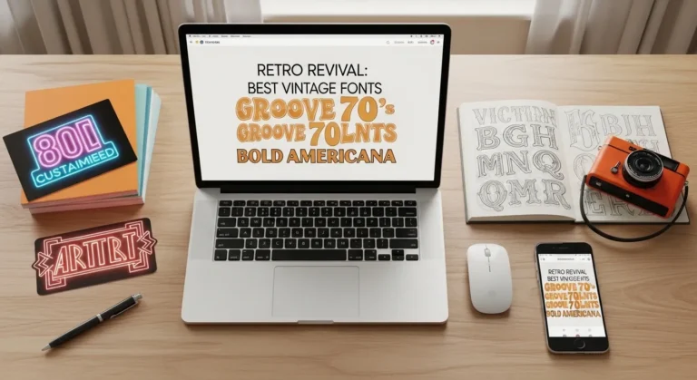 7 best vintage fonts.