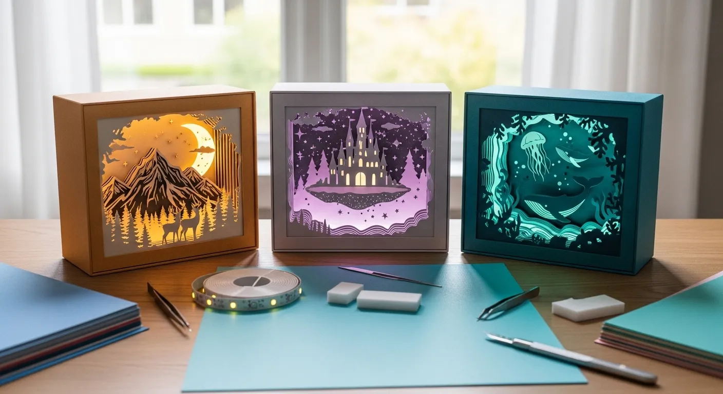 best 3D SVGs for shadow boxes.